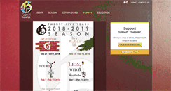 Desktop Screenshot of gilberttheater.com